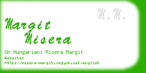 margit misera business card